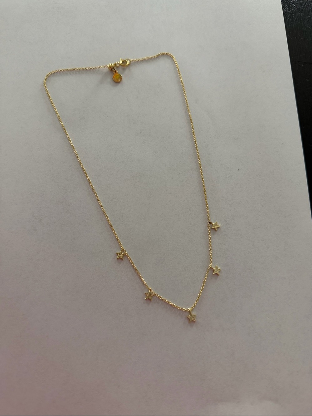 Gorjana Gold Tiny Star Station Necklace